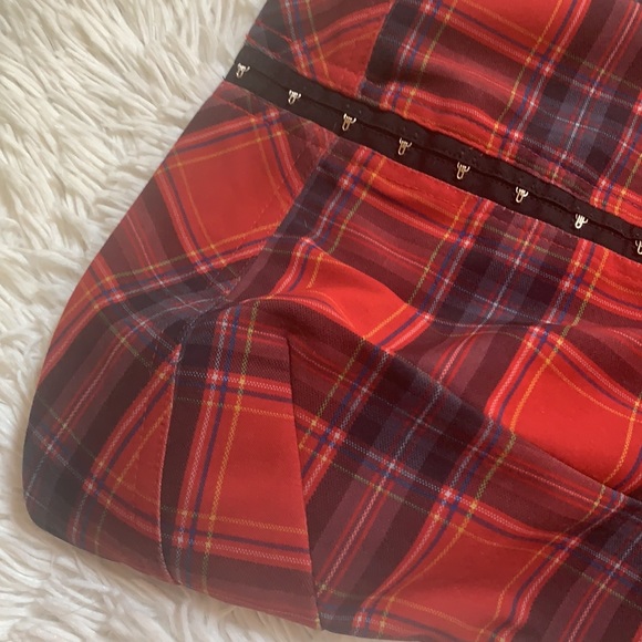 🦋NWOT Strapless plaid dress - Picture 10 of 10